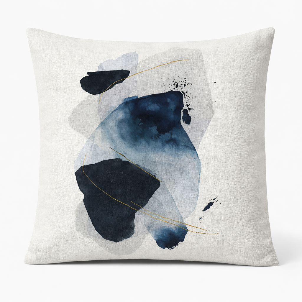 In Between – Coussin décoratif en velours 45 × 45 cm
