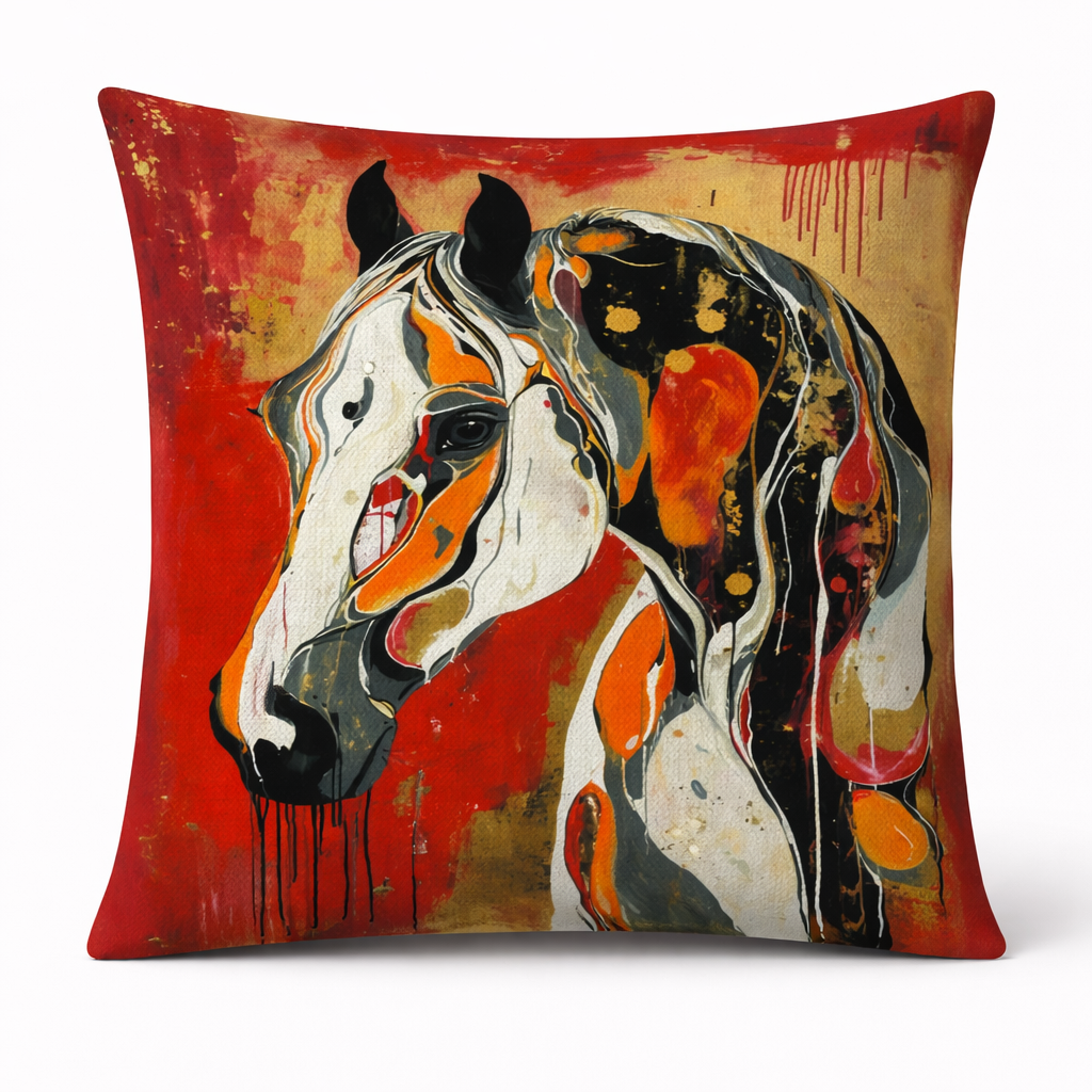 Radiant Soul – Coussin décoratif en velours 45 × 45 cm