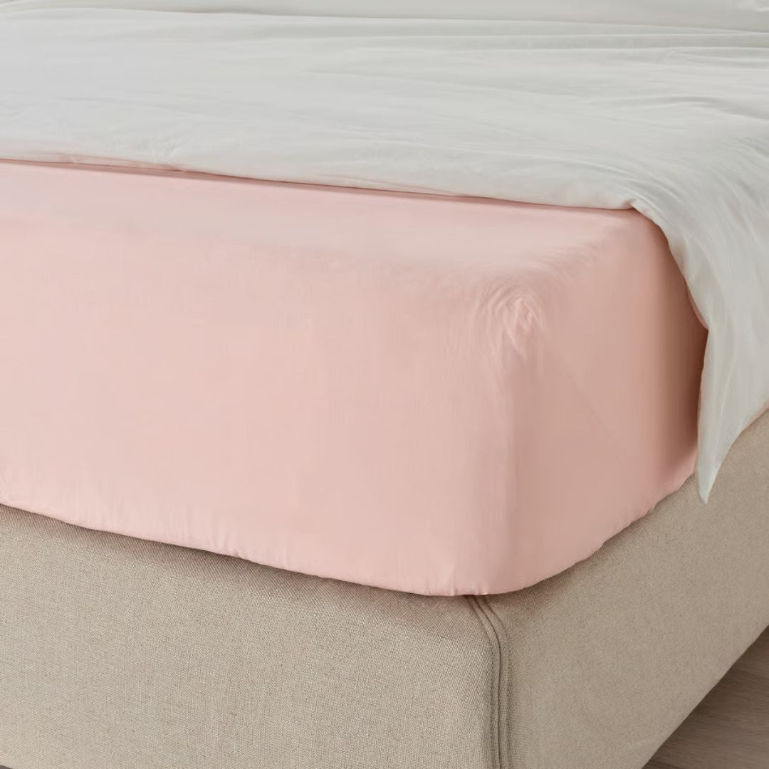 Drap housse Rose Clair