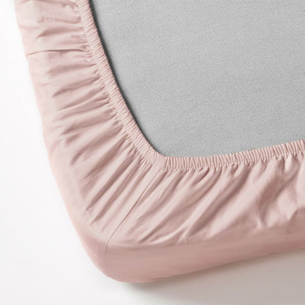 Drap housse Rose Poudré — 100% coton