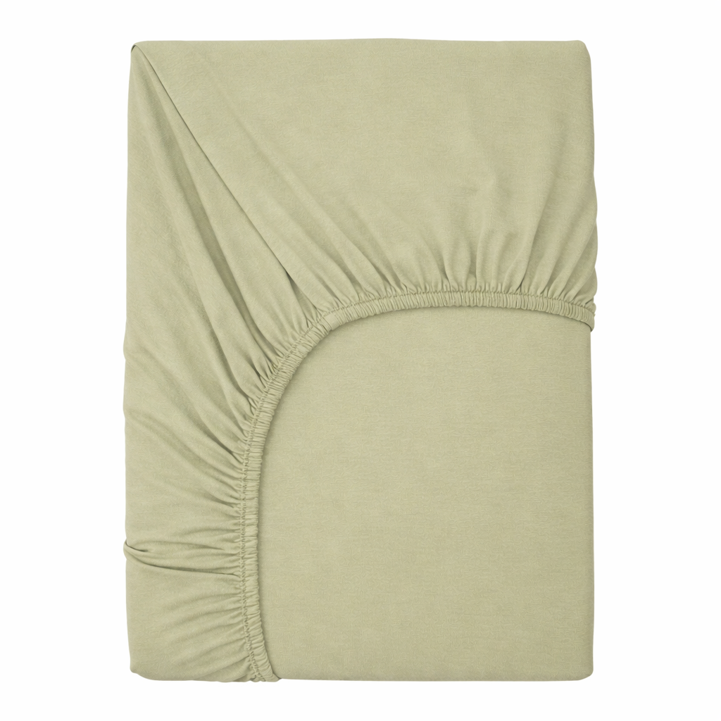 Drap housse Kaki Clair — 100% coton