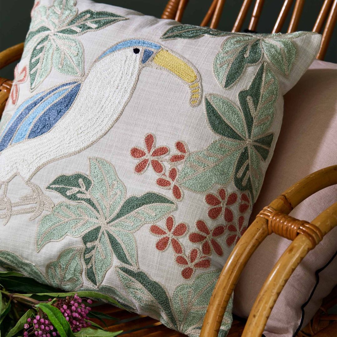 Housse de coussin Tucana pastel 40x40 cm