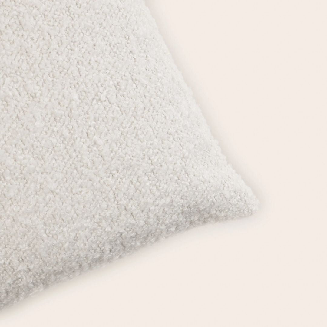 Housse de coussin Leonard ivoire 50x50 cm