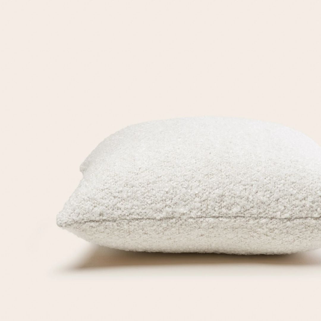 Housse de coussin Leonard ivoire 50x50 cm