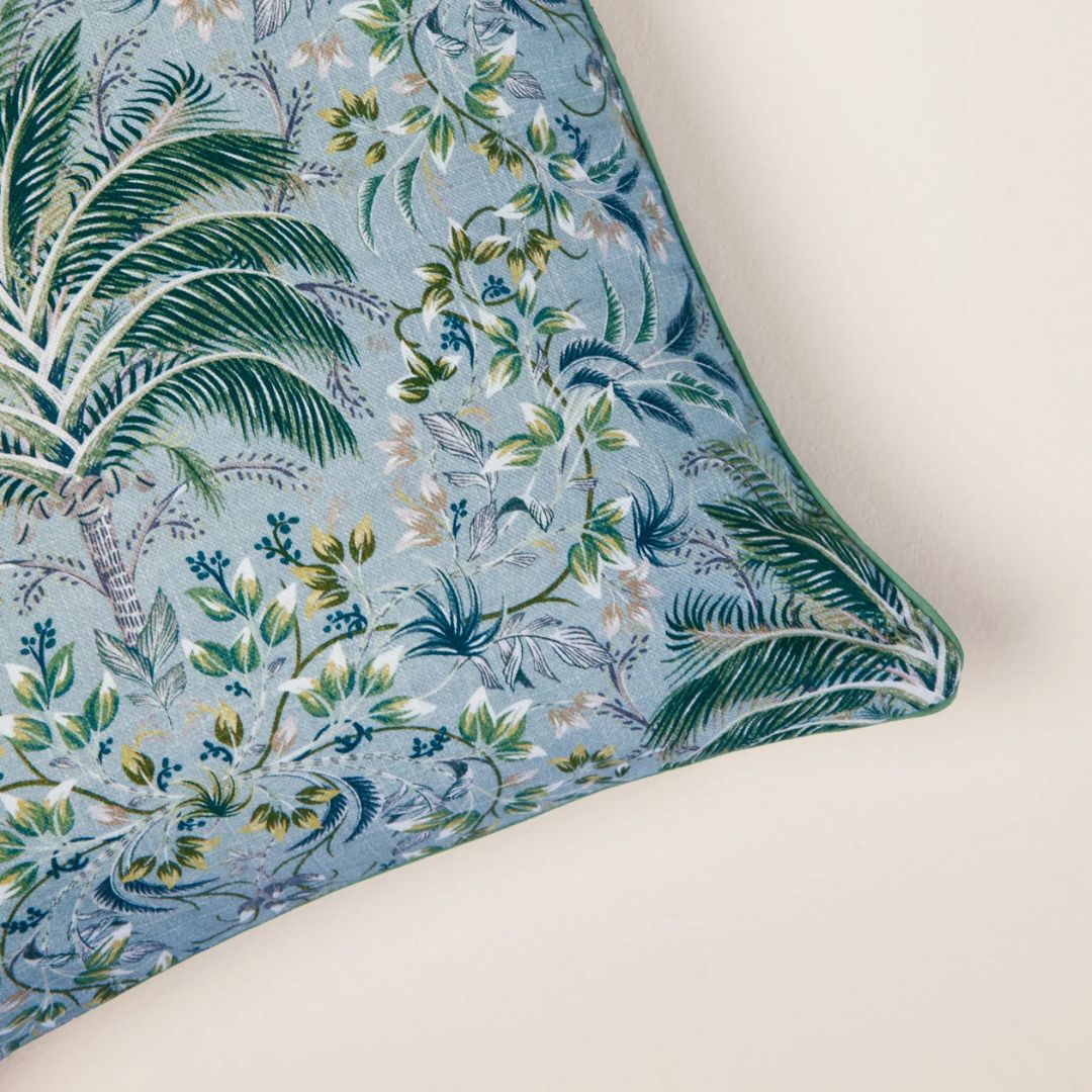 Housse de coussin Ubari vert de gris 40x40 cm