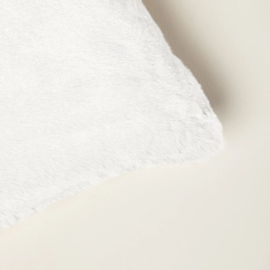 Housse de coussin Bianca blanc hermine 40x40 cm