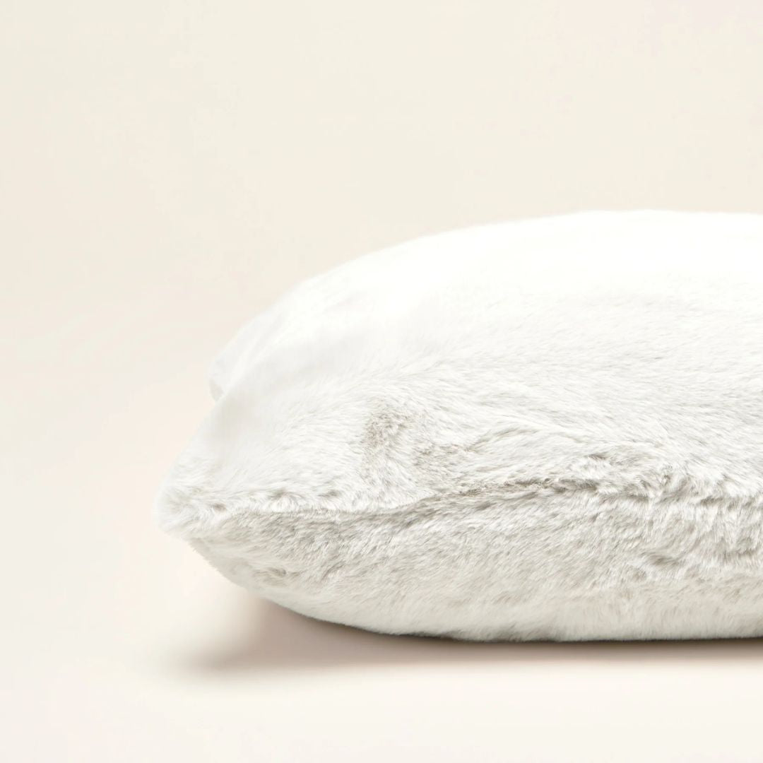 Housse de coussin Bianca blanc hermine 50x50 cm