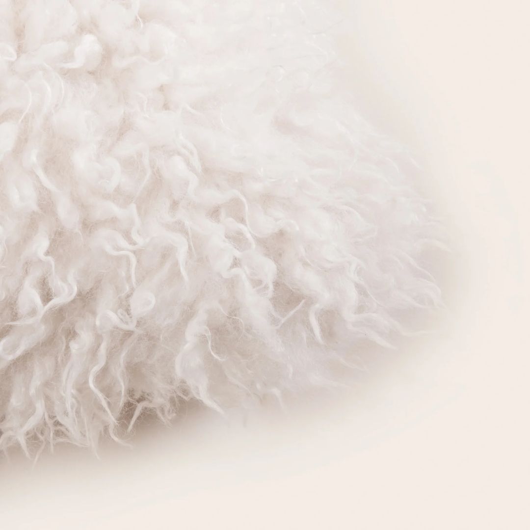 Housse de Coussin Oulan – Ivoire – 40×40 cm