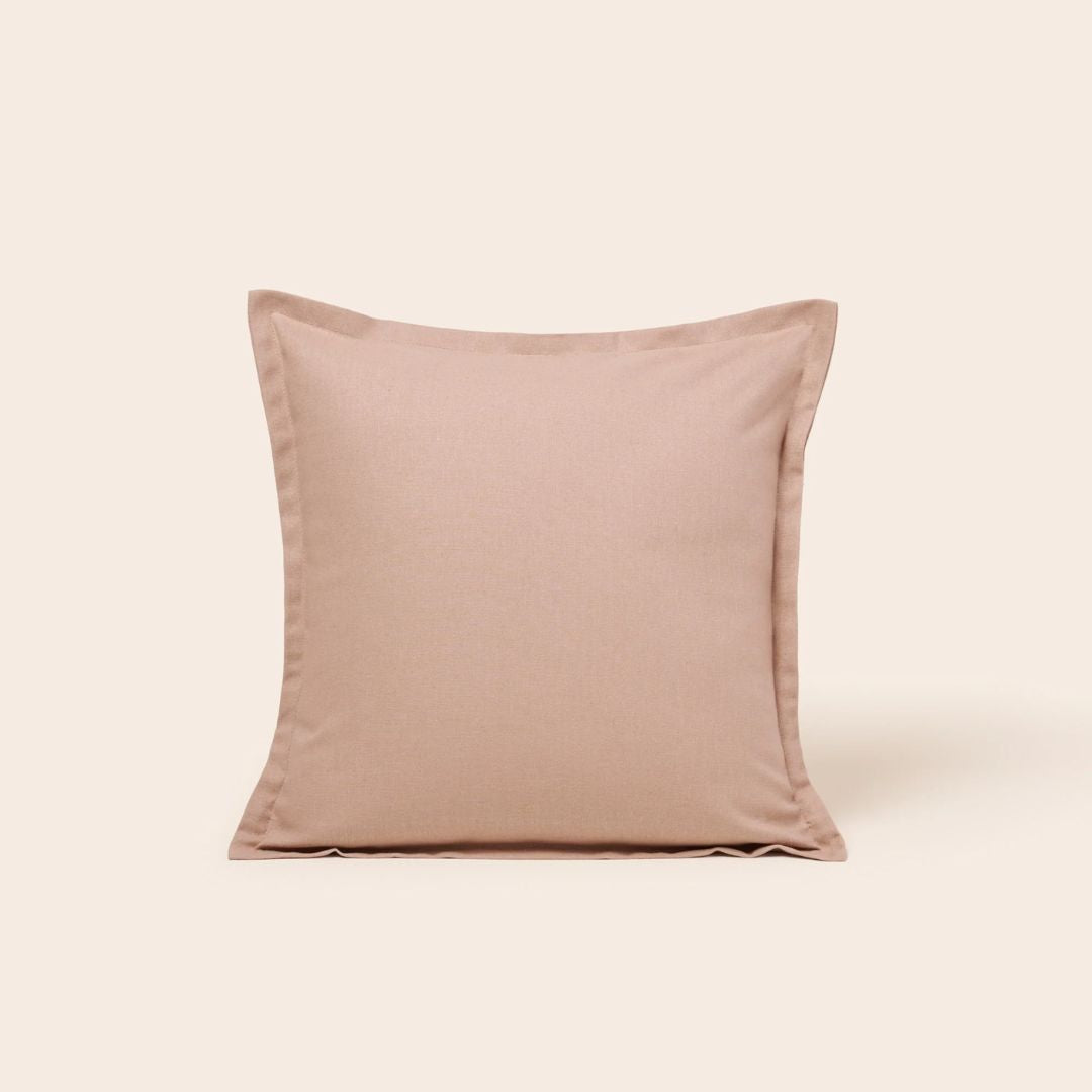 Housse de coussin Leolino rose des sables 40x40