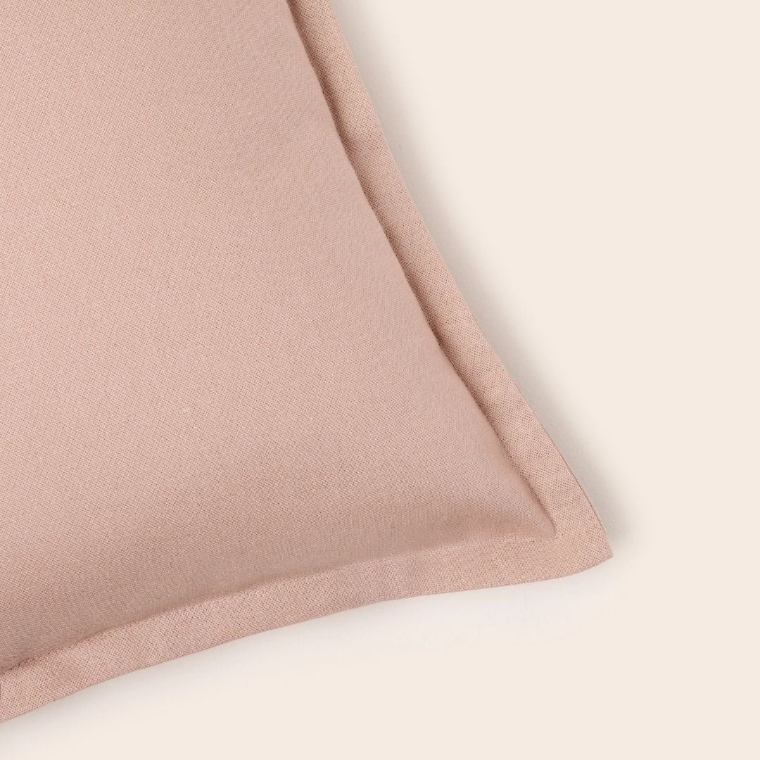 Housse de coussin Leolino rose des sables 40x40