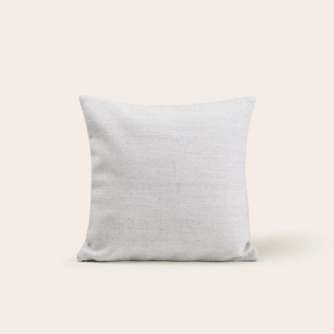 Housse de coussin Marcelo ivoire grisé 40x40 cm