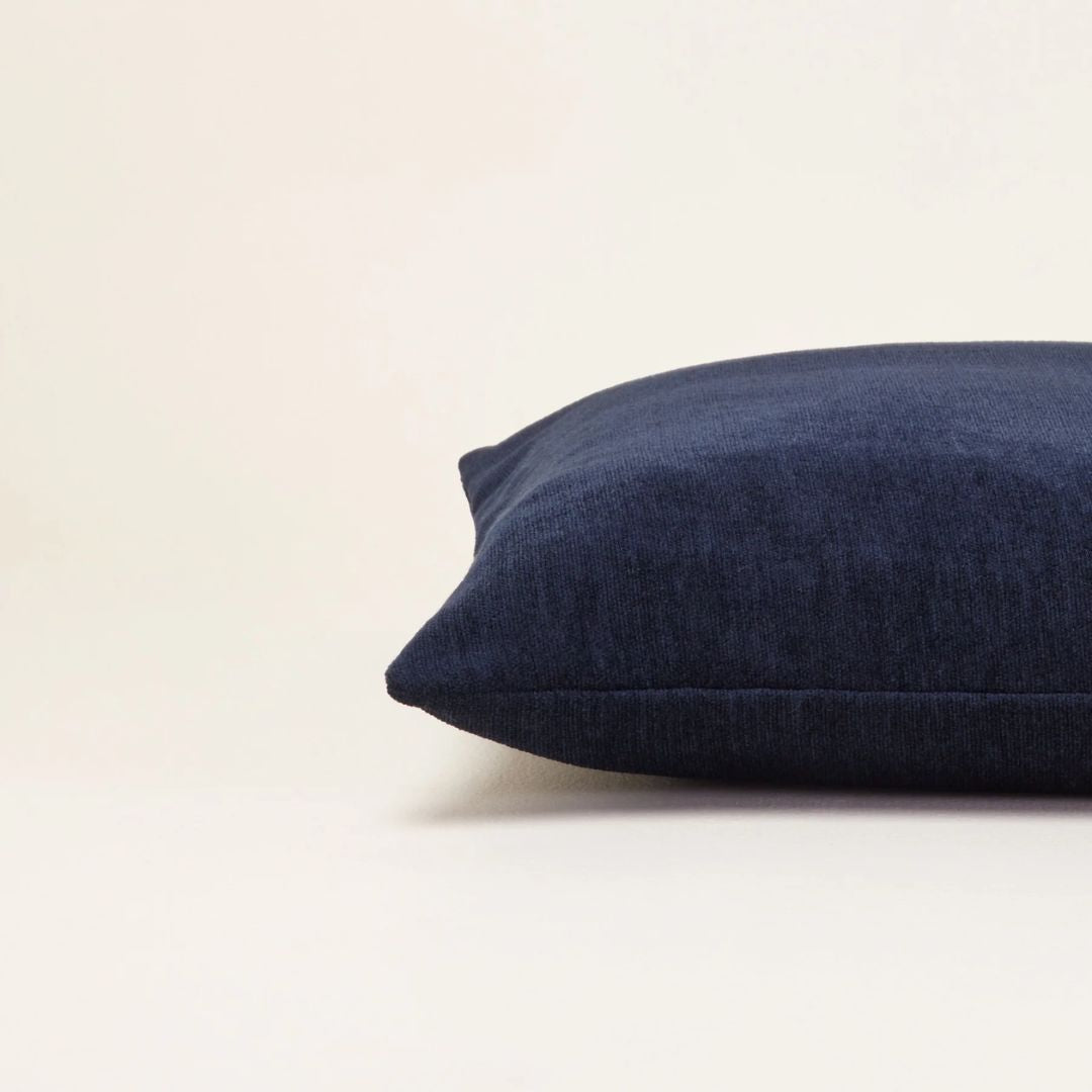 Housse de coussin Bazyl bleu noir 40x40