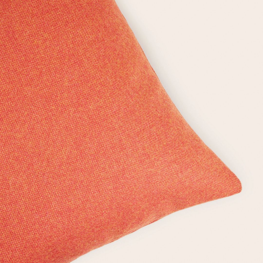 Housse de coussin Marcelo orange brûlée 40x40 cm