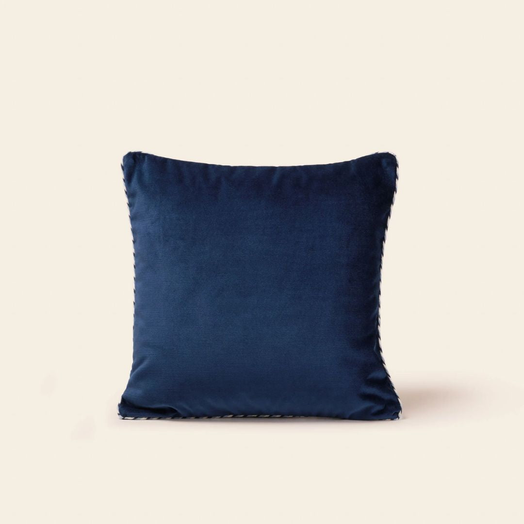 Housse de coussin Dalila bleu nuit 40x40