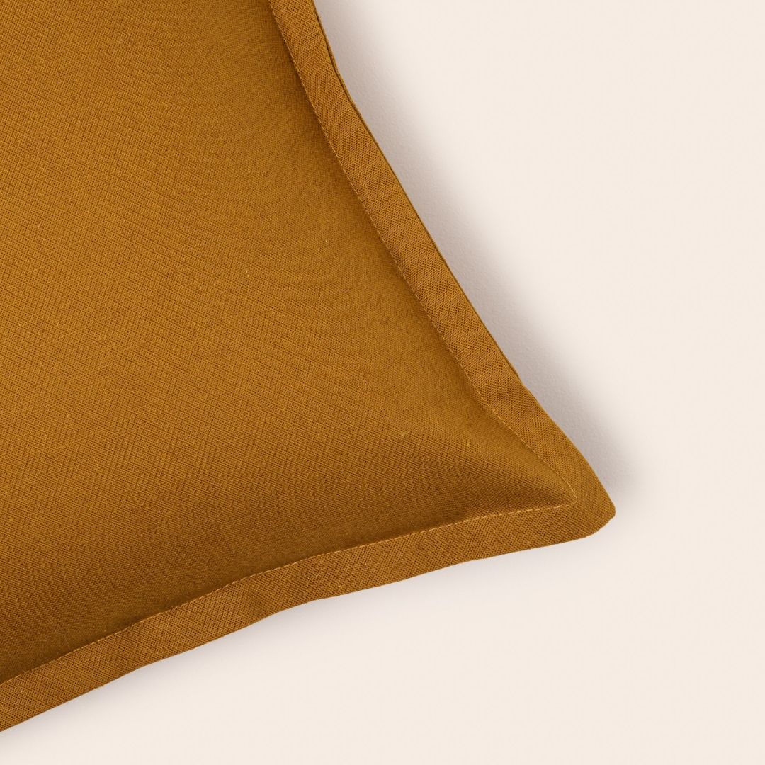 Housse de coussin Leolino curry 40x40