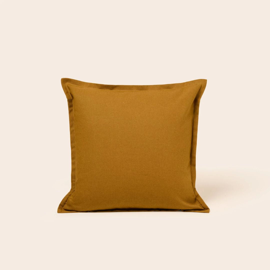 Housse de coussin Leolino curry 40x40