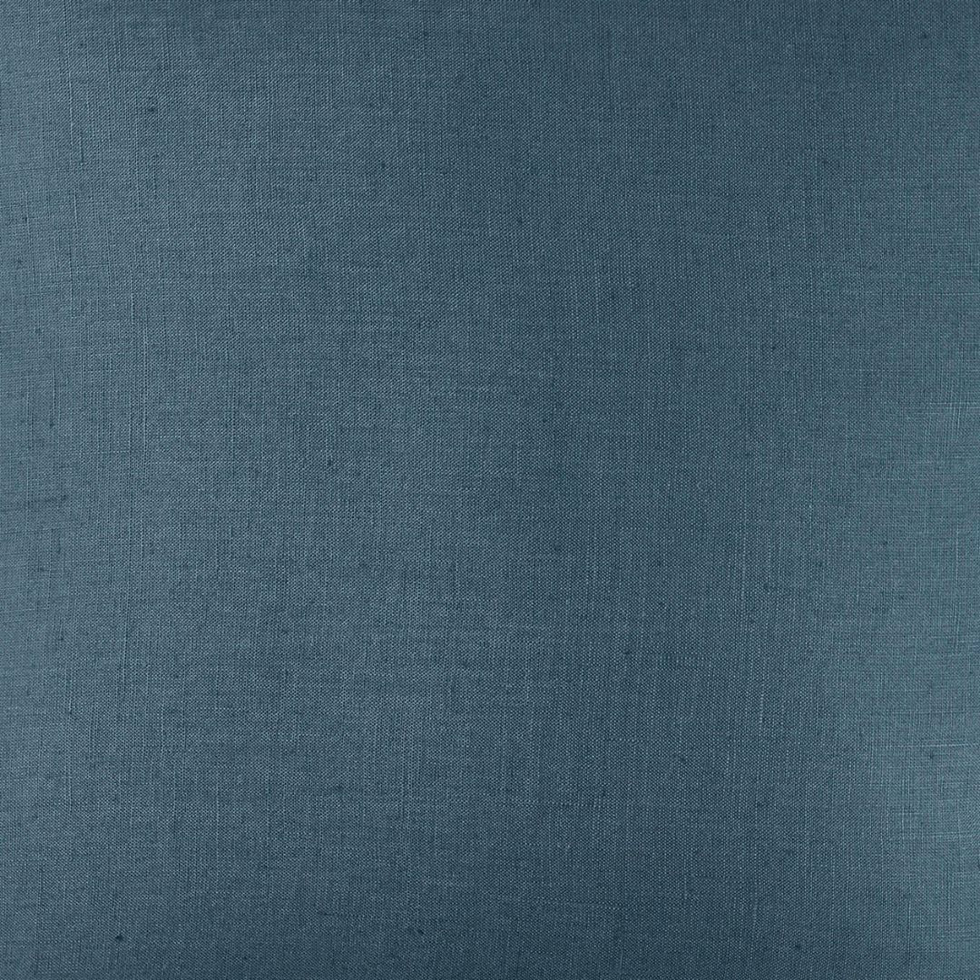 Housse de coussin Carlina pétrole et bourdon noir 40x40 cm