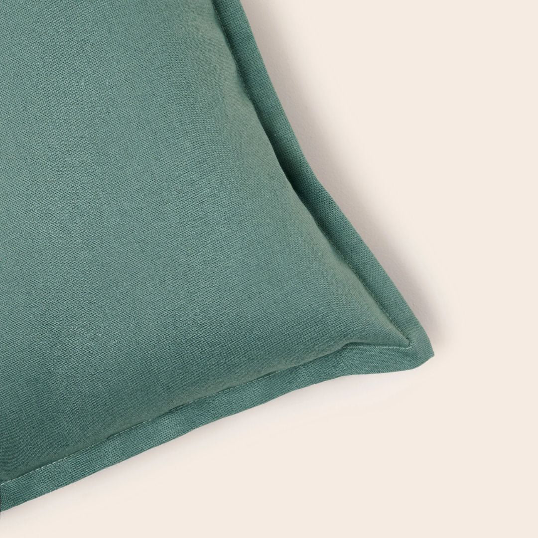 Housse de coussin Leolino cèdre bleuté 40x40