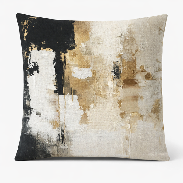 Worn Walls — Coussin carré décoratif en velours 45×45 cm