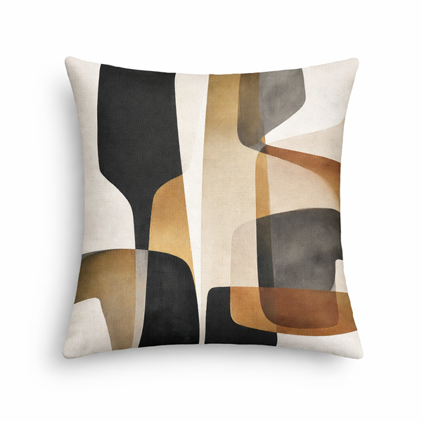 Formless — Coussin carré décoratif en velours 45×45 cm
