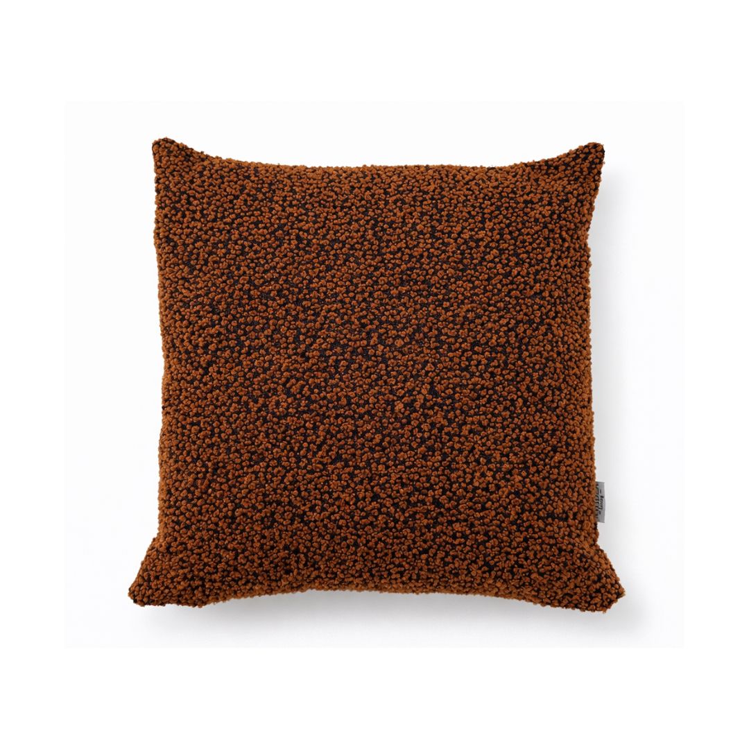 Coussin TERRA – Brun Texturé (45 × 45 cm)