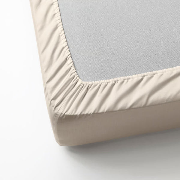 Drap housse Beige — 100% coton