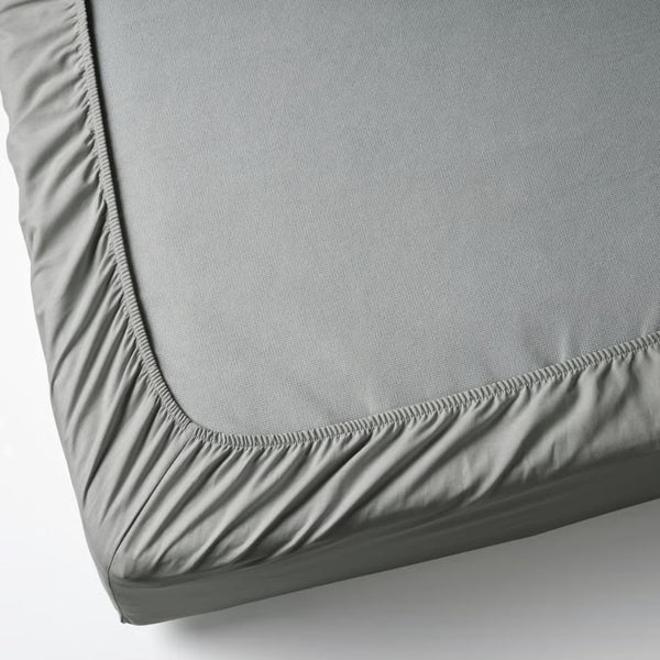 Drap housse Gris Clair — 100% coton