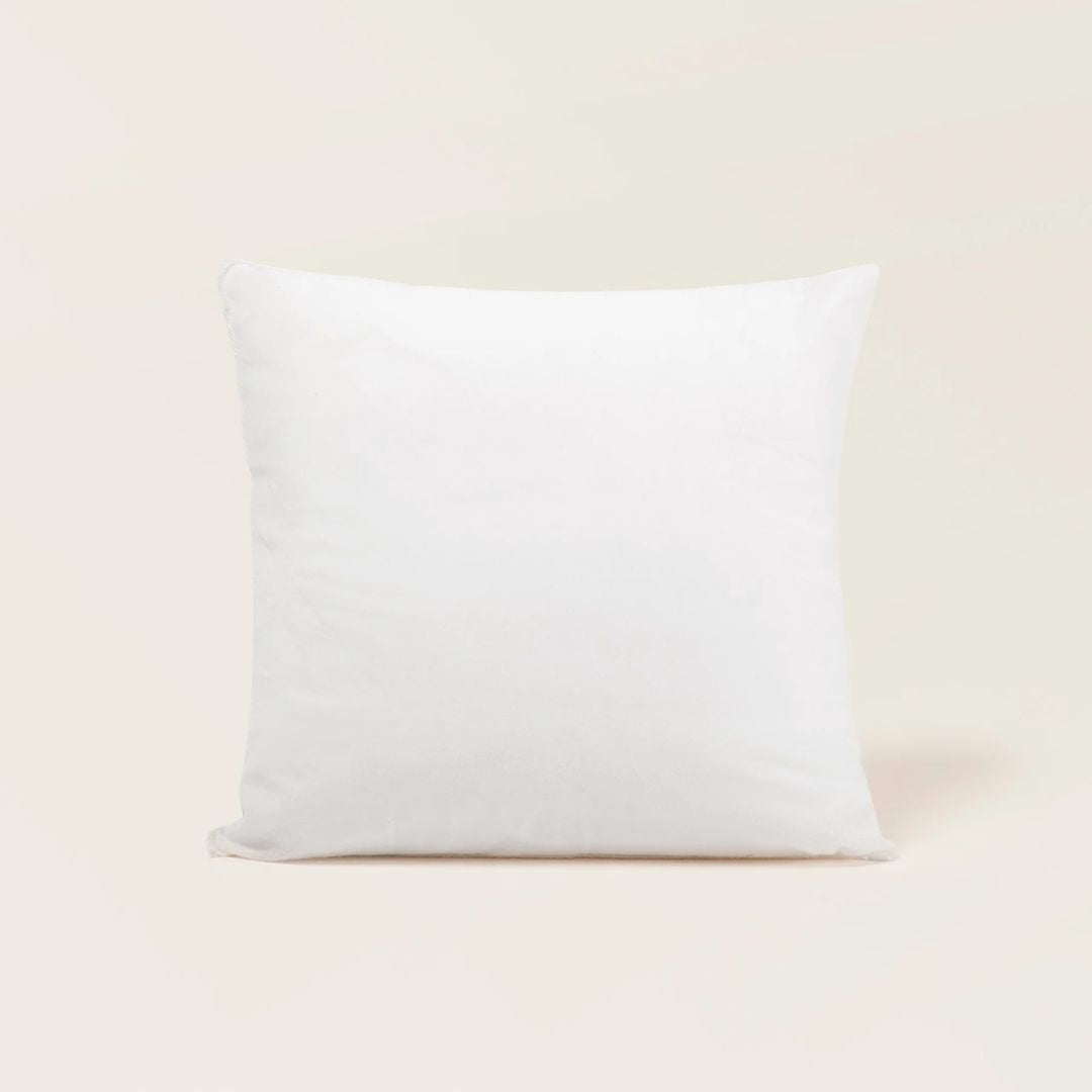 Coussin de garnissage carré Fibre blanc 45×45 cm