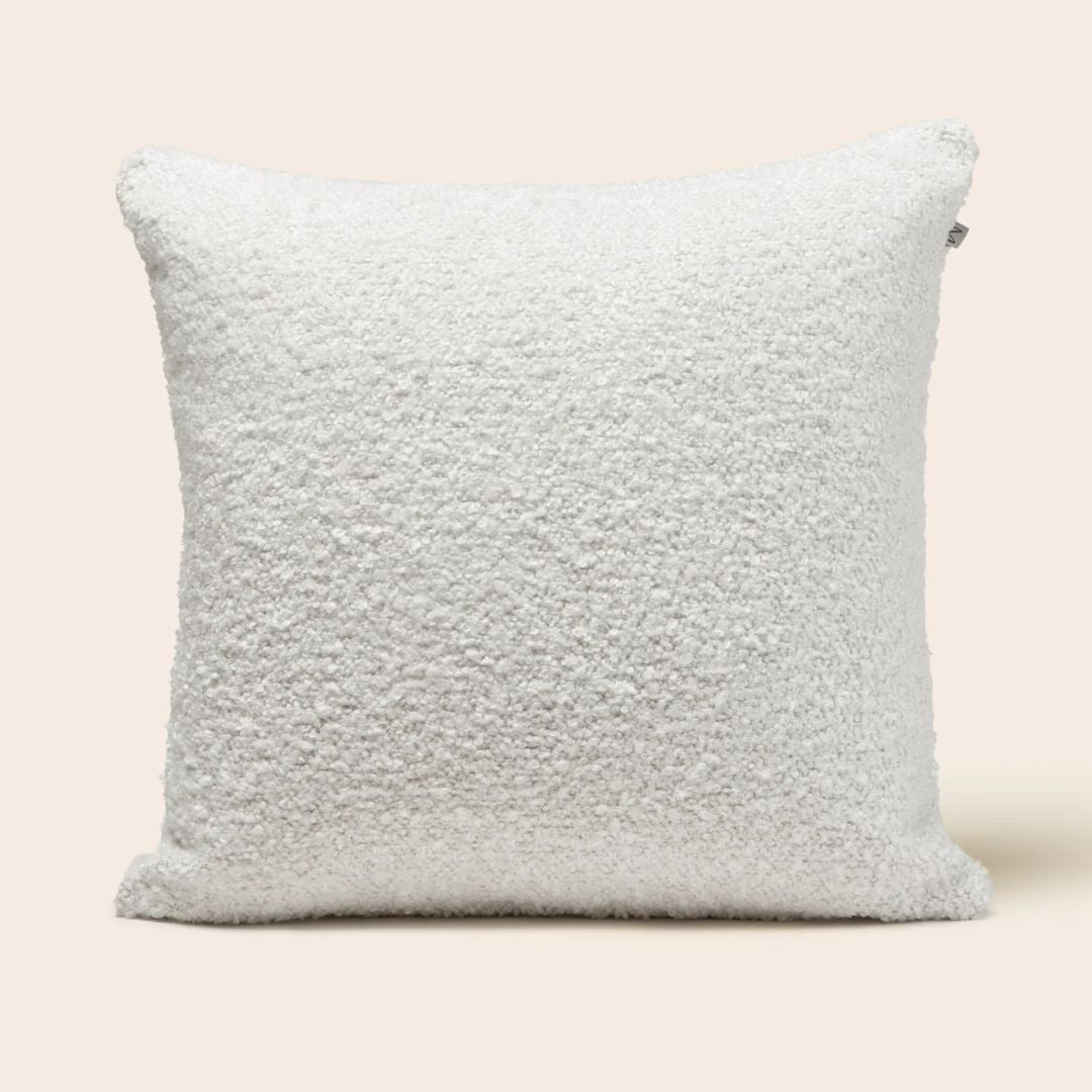 Housse de coussin Leonard ivoire 50x50 cm