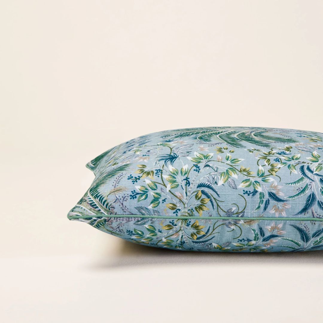 Housse de coussin Ubari vert de gris 40x40 cm