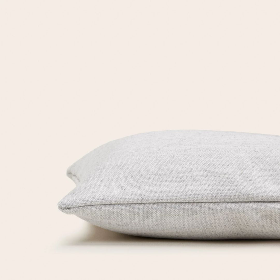 Housse de coussin Marcelo ivoire grisé 40x40 cm