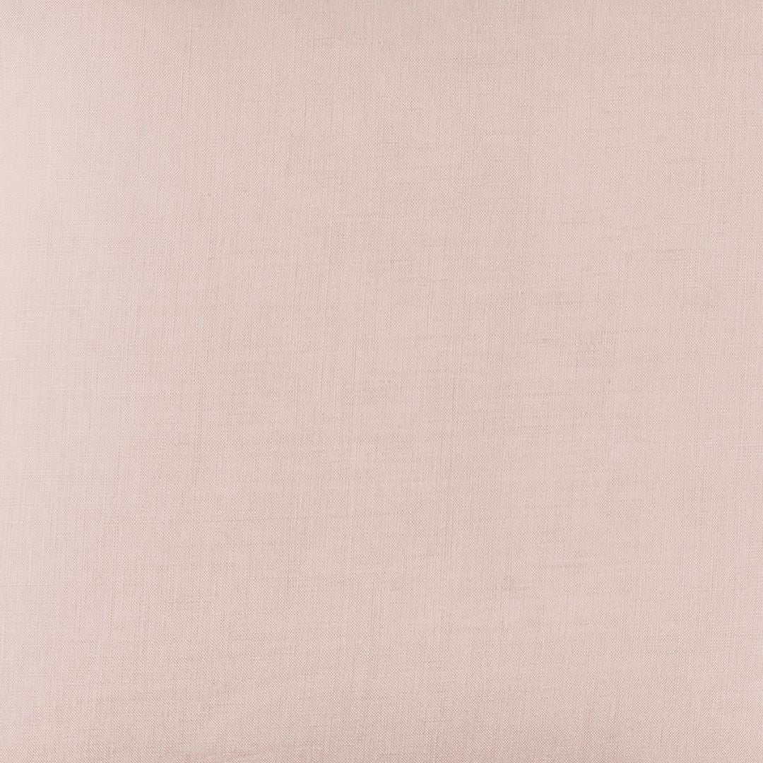 Housse de coussin Carlina rose poudré et bourdon noir 40x40 cm