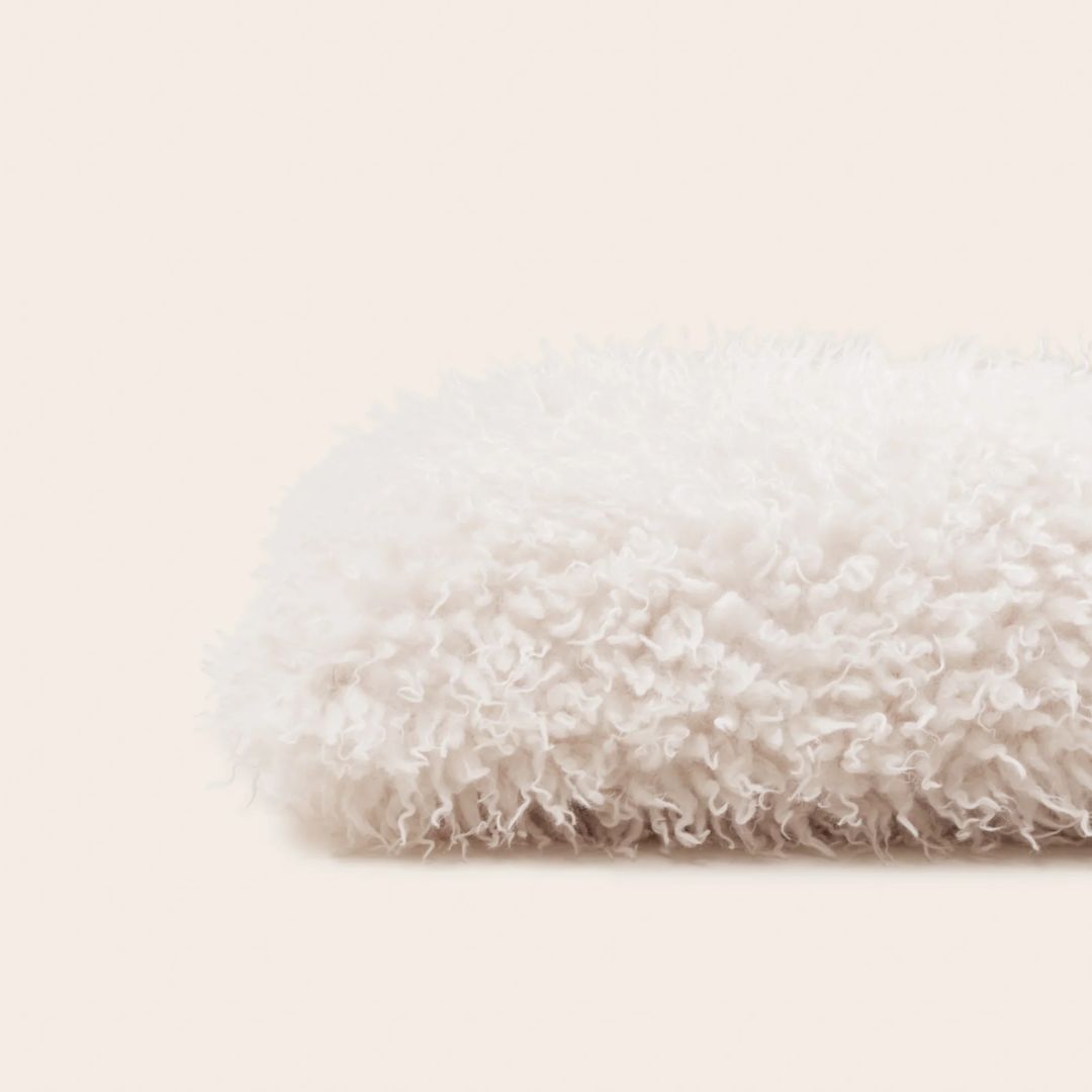 Housse de Coussin Oulan – Ivoire – 40×40 cm