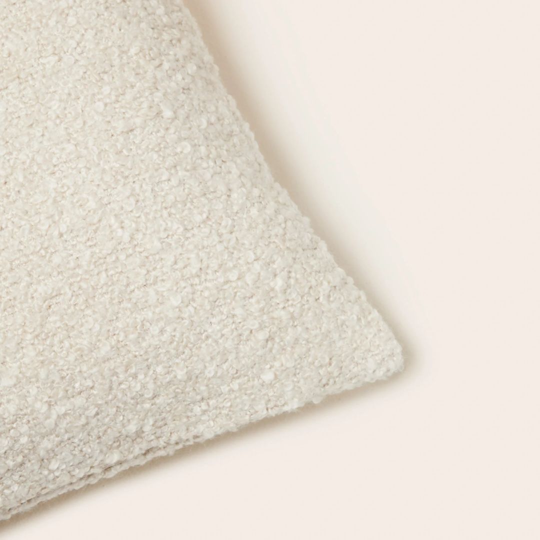 Housse de coussin Leonard beige doux 40x40