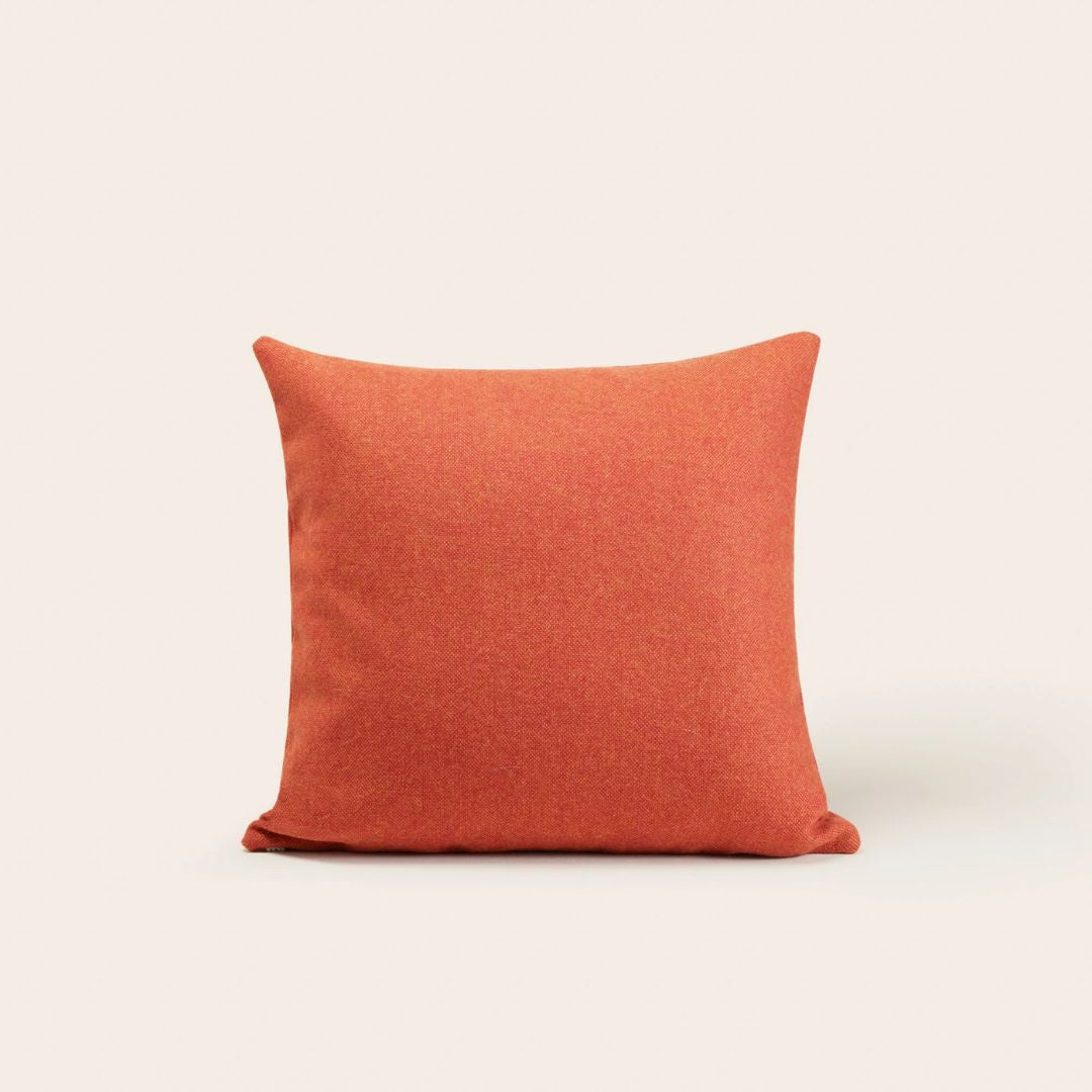 Housse de coussin Marcelo orange brûlée 40x40 cm