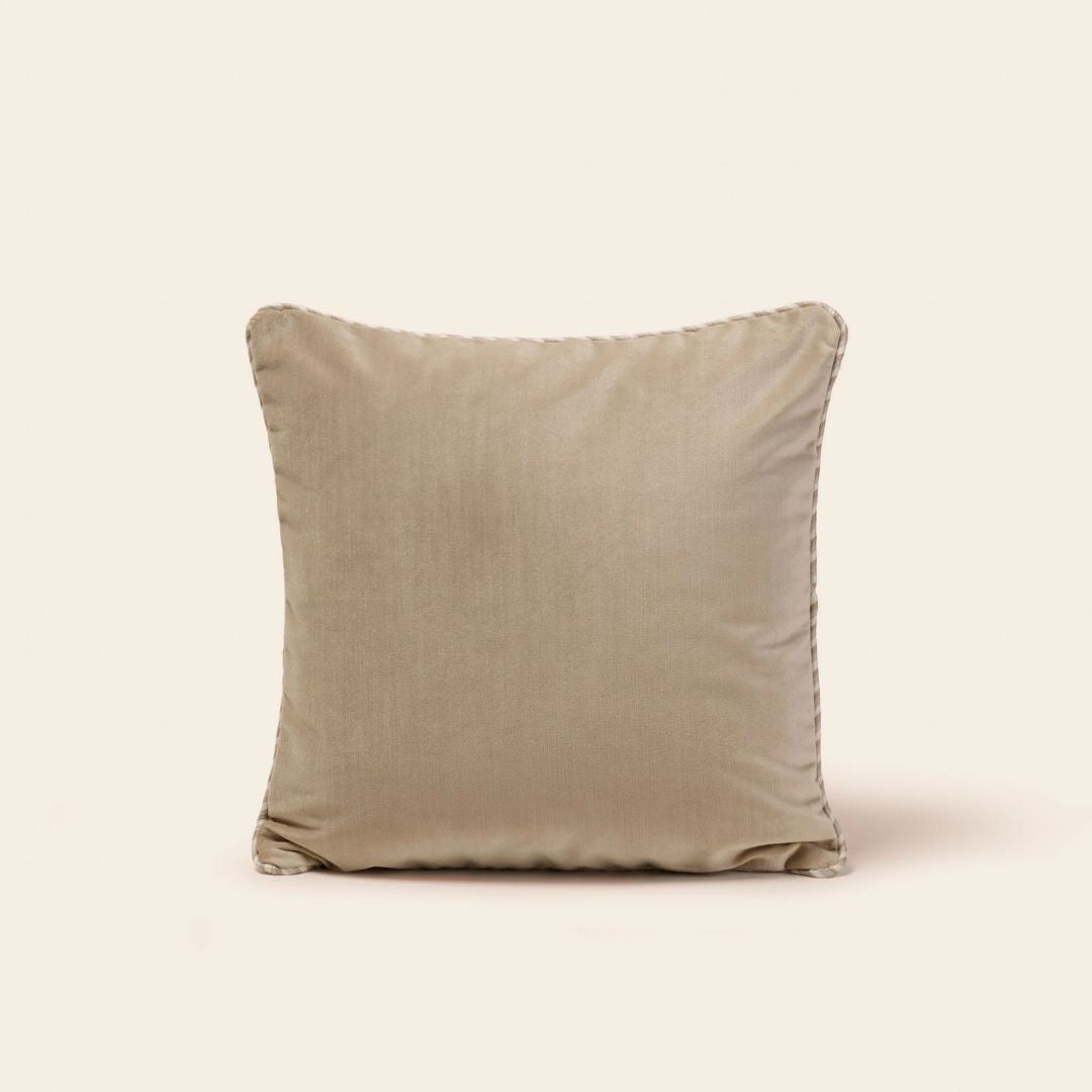 Housse de coussin Dalila beige chic 40x40