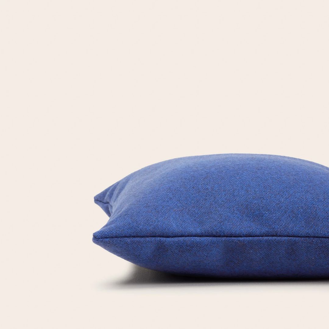 Housse de coussin Marcelo bleu outremer 40x40