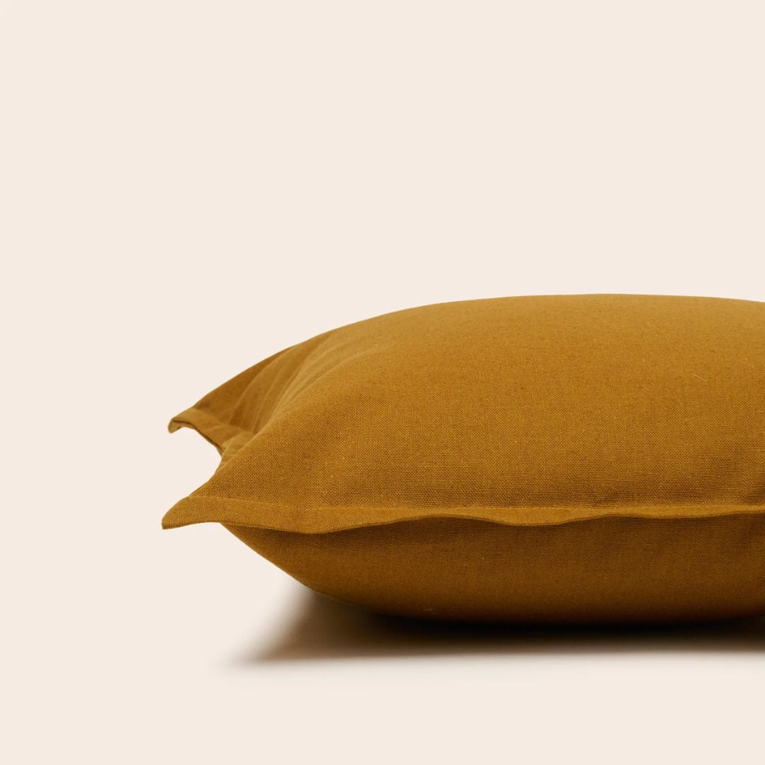 Housse de coussin Leolino curry 40x40