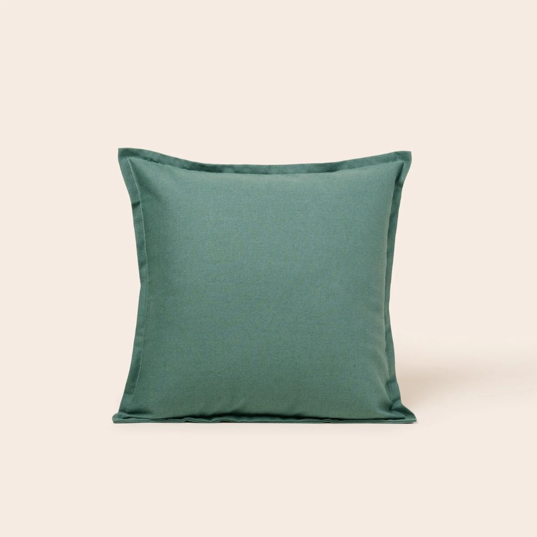 Housse de coussin Leolino cèdre bleuté 40x40