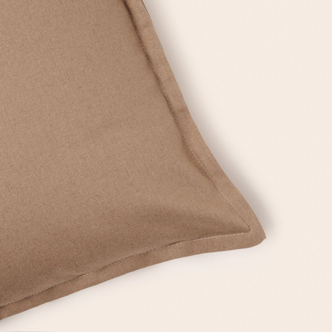 Housse de coussin Leolino brun smoky 40x40